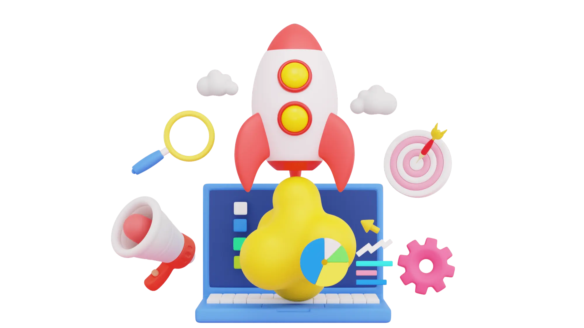 Integration laptop spaceship